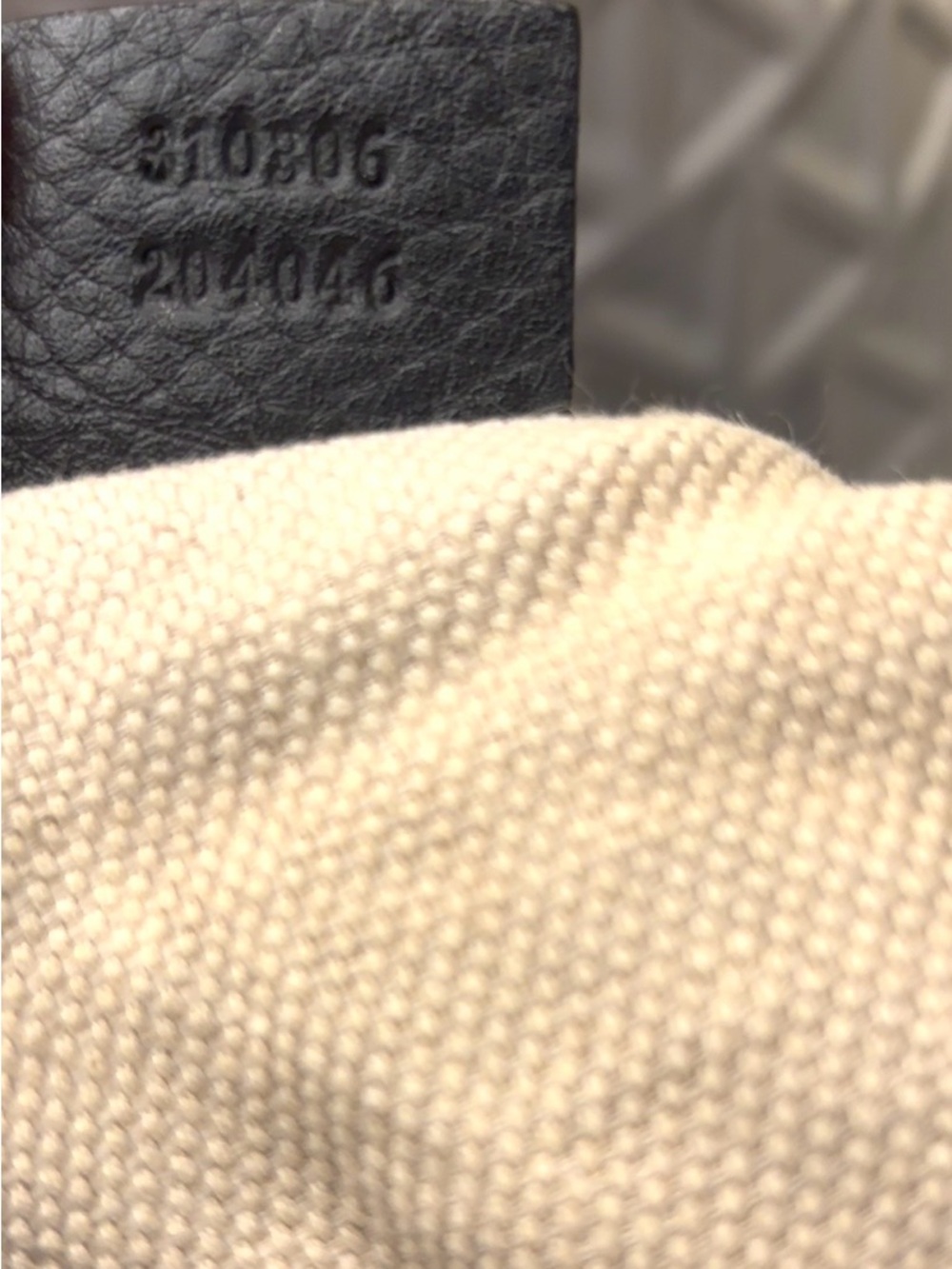 Gucci Black Pebbled Soho Leather Shoulder Bag 
Serial #310806204046 - Picture 7 of 14